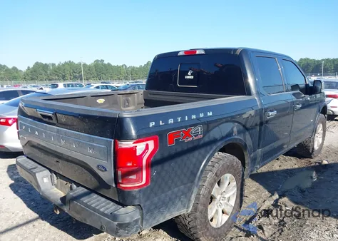 2016 Ford F-150 Platinum из США, поврежденный, VIN 1FTEW1EG9GFB38370